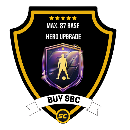 EA FC 26 SBC Max. 87 Base Hero Upgrade - PS4, PS5, Xbox One, Xbox Series X, Xbox Series S